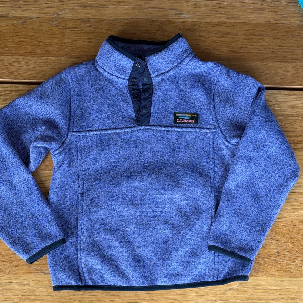 L.L. Bean Kids Snap Pullover